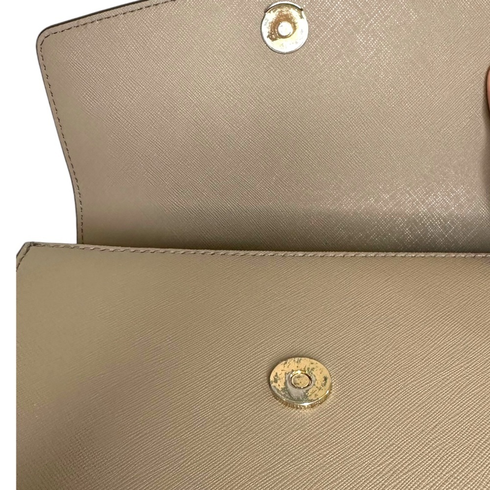 Tory Burch Emerson Light Gray Flap Adjustable Shoulder Crossbody - Picture 7 of 9